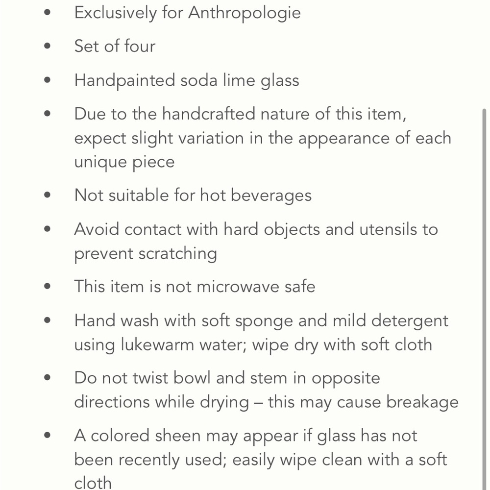 Catherine Martin x Anthropologie wine glass - Picture 7 of 9